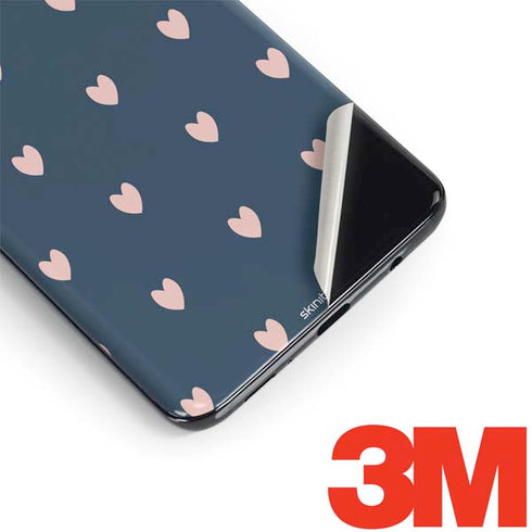 Blue and Pink Hearts Galaxy S9 Skin